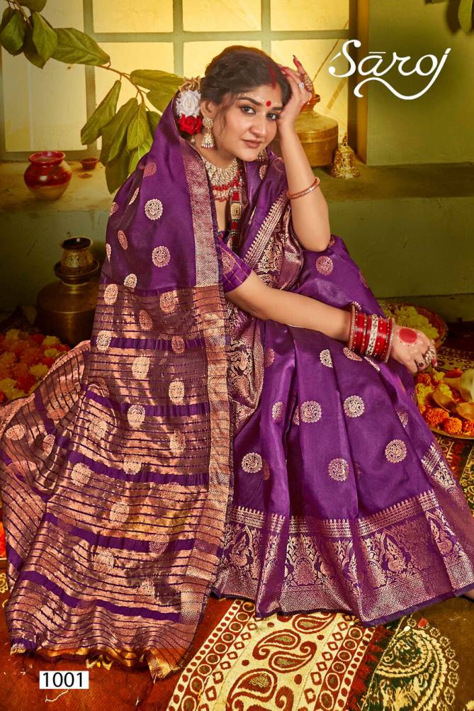 Saraswati Vol 2 By Saroj Designer Wedding Wear Soft Silk Sarees Wholesalers In Delhi
